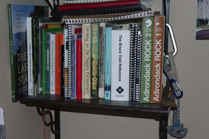 Guidebooks safely stored for future reference.