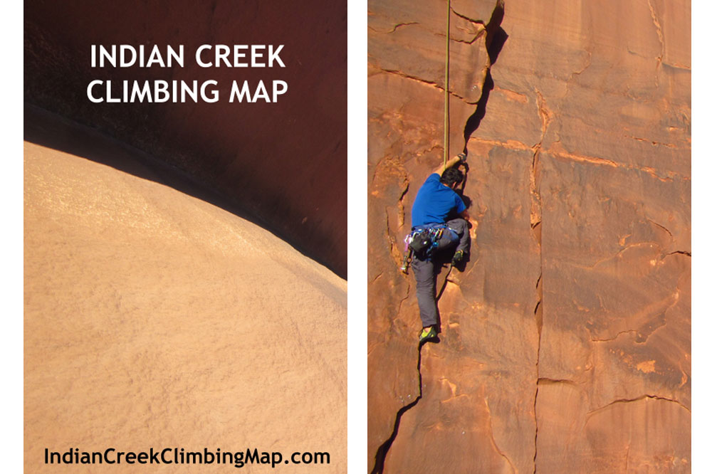  Indian Creek Climbing Map 